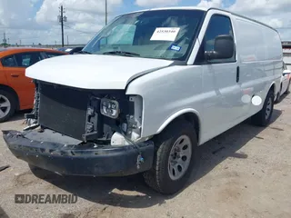 2013 Chevrolet Express Cargo with VIN 1GCSGAFX9D1123777, listed as a IAAI auction lot 42530340 with 232,340 mi miles and . Bid and sale history available at DreamBid. Image 2.