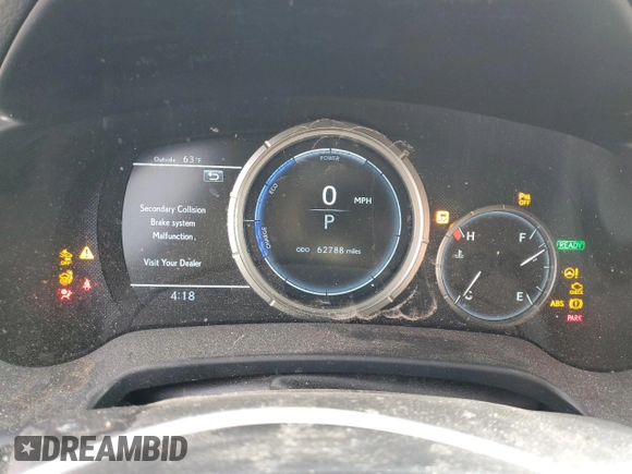 2022 Lexus RX with VIN 2T2YGMDA1NC073573, listed as a Copart auction lot 43224755 with 62,788 mi miles and Salvage Title. Bid and sale history available at carsss.com. Image 9.