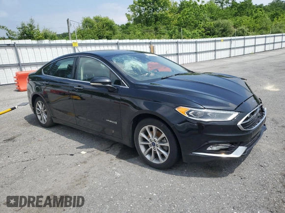 2017 Ford Fusion Hybrid SE with VIN 3FA6P0LU1HR151323, listed as a Copart auction lot 60154795 with Not provided miles and Salvage title. Bid and sale history available at DreamBid. Image 4.