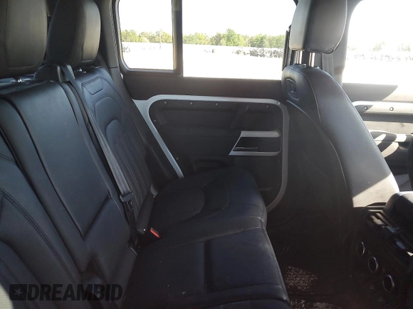 2022 Land Rover Defender SE with VIN SALEPERU1N2100701, listed as a Copart auction lot 80293774 with Not provided miles and Salvage title. Bid and sale history available at DreamBid. Image 11.