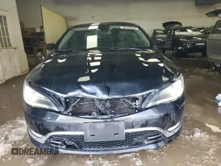 2015 Chrysler 200 C with VIN 1C3CCCCB3FN735557, listed as a Copart auction lot 46128545 with 100,689 mi miles and Clean Title. Bid and sale history available at carsss.com. Image 5.
