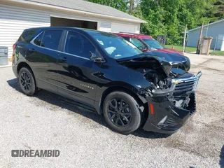2024 Chevrolet Equinox LT z VIN 3GNAXKEG2RL115742, wystawiony jako IAAI lot #42254840 z przebiegiem 25 412 mil mil oraz . Historia ofert i sprzedaży dostępna na DreamBid. Obrazek 1.