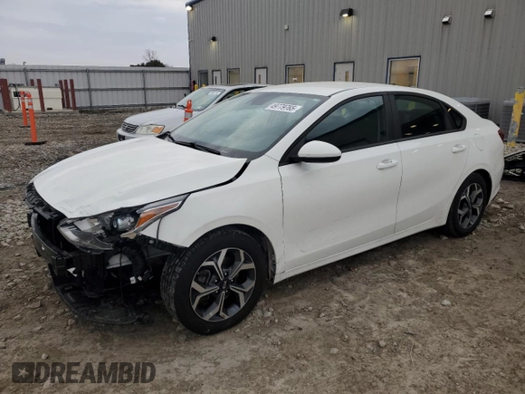 2020 Kia Forte LXS with VIN 3KPF24AD0LE187698, listed as a Copart auction lot 49779765 with 59,112 mi miles and Salvage Title. Bid and sale history available at carsss.com. Image 1.