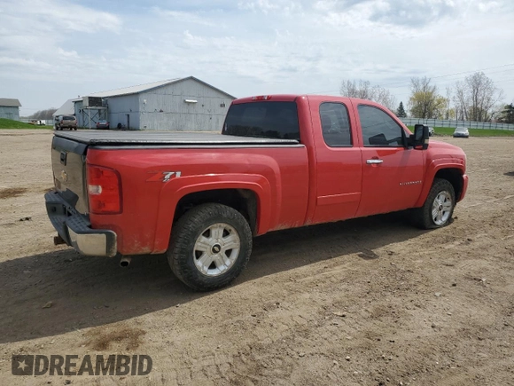 2007 Chevrolet Silverado 1500 1LT with VIN 1GCEK19087Z582802, listed as a Copart auction lot 54242475 with 219,129 mi miles and Clean Title. Bid and sale history available at DreamBid. Image 3.