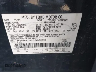 2013 Ford Explorer XLT with VIN 1FM5K7D83DGA52899, listed as a IAAI auction lot 42130601 with 177,551 mi miles. Bid and sale history available at carsss.com. Image 9.