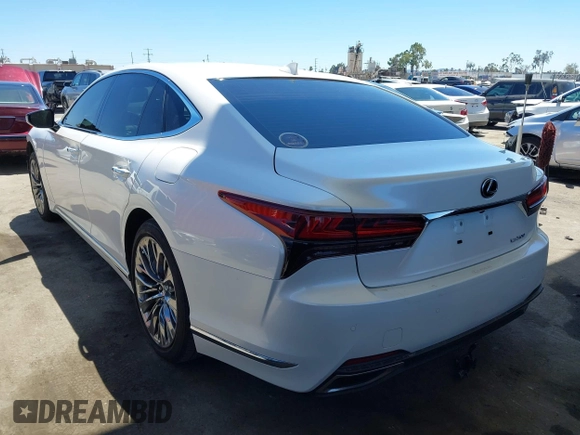 2021 Lexus LS 500 with VIN JTHD51FF6M5015310, listed as a IAAI auction lot 42630073 with 34,307 mi miles and . Bid and sale history available at DreamBid. Image 3.