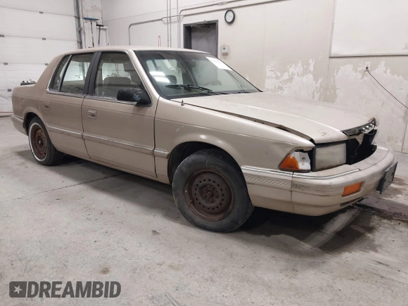 1991 Dodge Spirit z VIN 1B3XA46KXMF519542, wystawiony jako IAAI lot #42278204 z przebiegiem 134 919 mil mil oraz . Historia ofert i sprzedaży dostępna na DreamBid. Obrazek 1.