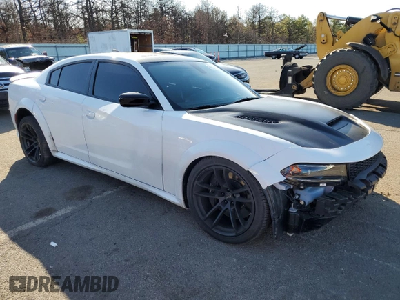 2023 Dodge Charger SRT Hellcat Widebody Jailbreak with VIN 2C3CDXL94PH503464, listed as a Copart auction lot 49607385 with 4,081 mi miles and Salvage Title. Bid and sale history available at carsss.com. Image 4.