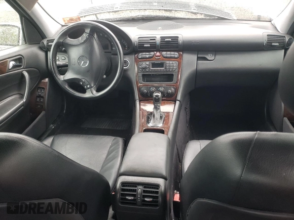 2002 Mercedes-Benz C 230/260/280/320 with VIN WDBRF61J32F269639, listed as a Copart auction lot 57398875 with Not provided miles and Salvage title. Bid and sale history available at DreamBid. Image 8.