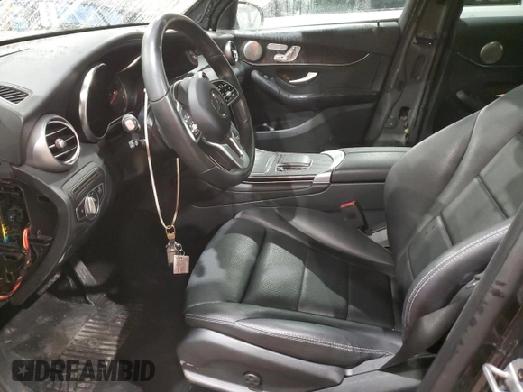 2021 Mercedes-Benz GLC with VIN W1N0G8EB3MV320970, listed as a Copart auction lot 82190584 with 21,520 mi miles and Salvage Title. Bid and sale history available at carsss.com. Image 7.