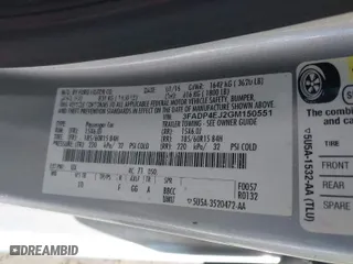 2016 Ford Fiesta SE with VIN 3FADP4EJ2GM150551, listed as a IAAI auction lot 41329285 with 136,305 mi miles. Bid and sale history available at carsss.com. Image 9.