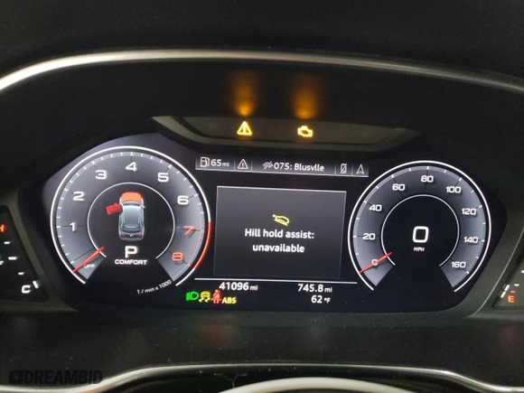 2021 Audi Q3 S line Premium Plus with VIN WA1EECF31M1102153, listed as a Copart auction lot 48142425 with 41,096 mi miles and Salvage Title. Bid and sale history available at carsss.com. Image 9.