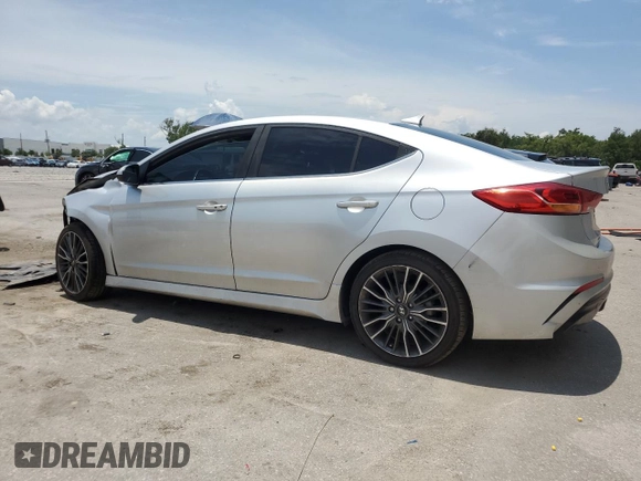 2018 Hyundai Elantra Sport с VIN KMHD04LB8JU556486, выставлен на аукционе Copart как лот 58772815 с пробегом 105 307 миль миль и Списание • Salvage title. История ставок и продаж доступна на DreamBid. Изображение 2.