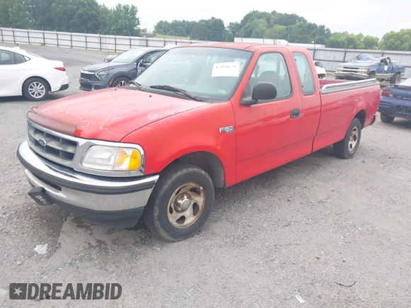 1997 Ford F-150 with VIN 1FTDX1724VKB63174, listed as a IAAI auction lot 42494621 with 205,978 mi miles and . Bid and sale history available at DreamBid. Image 2.