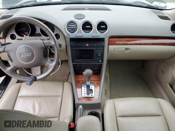 2006 Audi A4 3.0L with VIN WAUDT48H66K006003, listed as a Copart auction lot 44491855 with 68,668 mi miles and Clean Title. Bid and sale history available at carsss.com. Image 8.