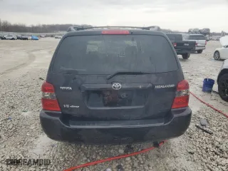 2006 Toyota Highlander w/3rd Row with VIN JTEEP21A660142409, listed as a Copart auction lot 47297375 with 197,592 mi miles and Clean Title. Bid and sale history available at carsss.com. Image 6.