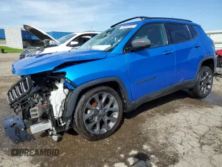 2021 Jeep Compass 80th Anniversary with VIN 3C4NJCEB4MT604223, listed as a Copart auction lot 55668035 with 87,801 mi miles and Clean title. Bid and sale history available at DreamBid. Image 1.