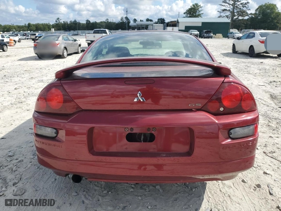 2002 Mitsubishi Eclipse GS with VIN 4A3AC44G62E023103, listed as a Copart auction lot 72240954 with 83,201 mi miles and Salvage Title. Bid and sale history available at carsss.com. Image 6.