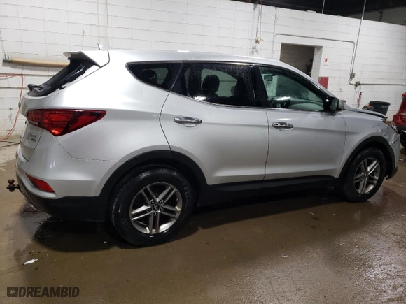 2017 Hyundai Santa Fe Sport 2.4L with VIN 5XYZTDLB2HG441525, listed as a Copart auction lot 49873315 with 136,576 mi miles and Salvage Title. Bid and sale history available at carsss.com. Image 3.