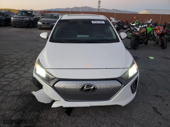 2020 Hyundai Ioniq Electric Limited with VIN KMHC85LJ6LU060977, listed as a Copart auction lot 87921545 with 52,839 mi miles and Salvage Title. Bid and sale history available at carsss.com. Image 5.