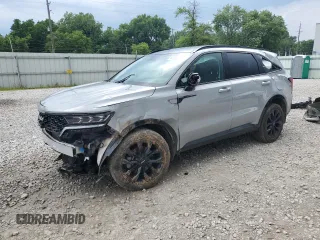 2022 Kia Sorento X-Line SX Prestige z VIN 5XYRKDLFXNG147260, wystawiony jako Copart lot #62208195 z przebiegiem 35 879 mil mil oraz Szkoda całkowita • Salvage title. Historia ofert i sprzedaży dostępna na DreamBid. Obrazek 1.