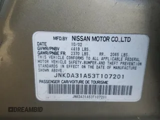 2003 Infiniti I35 Luxury z VIN JNKDA31A53T107201, wystawiony jako Copart lot #79926204 z przebiegiem Nie podano mil oraz Szkoda całkowita • Salvage title. Historia ofert i sprzedaży dostępna na DreamBid. Obrazek 13.