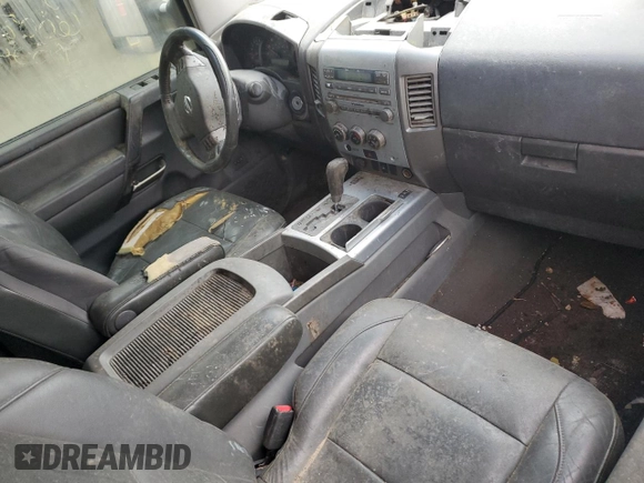 2005 Nissan Titan XE with VIN 1N6AA07A85N500589, listed as a Copart auction lot 43619075 with Not Provided miles and Clean Title. Bid and sale history available at DreamBid. Image 8.
