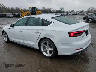 2018 Audi A5 Sportback Premium with VIN WAUDNCF54JA132582, listed as a Copart auction lot 48744714 with 60,921 mi miles. Bid and sale history available at carsss.com. Image 2.