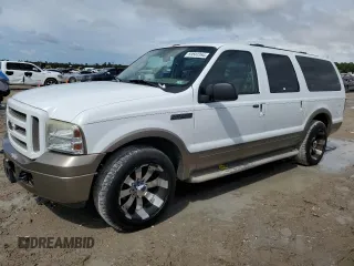 2005 Ford Excursion Eddie Bauer z VIN 1FMNU44L25ED41086, wystawiony jako Copart lot #69583364 z przebiegiem 306 764 mil mil oraz Czysty tytuł • Clean title. Historia ofert i sprzedaży dostępna na DreamBid. Obrazek 1.