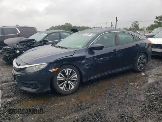 2016 Honda Civic EX-L with VIN 19XFC1F75GE218223, listed as a Copart auction lot 57955645 with 177,098 mi miles and Salvage title. Bid and sale history available at DreamBid. Image 1.