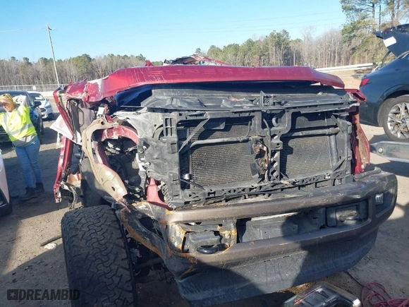 2017 Ford Super Duty F-250 SRW Lariat with VIN 1FT7W2BT8HED66108, listed as a IAAI auction lot 41454782 with 1 mi miles. Bid and sale history available at carsss.com. Image 6.