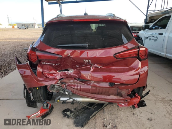 2025 Buick Encore GX Sport Touring with VIN KL4AMESL6SB021238, listed as a Copart auction lot 53388085 with 4,518 mi miles and Salvage title. Bid and sale history available at DreamBid. Image 6.