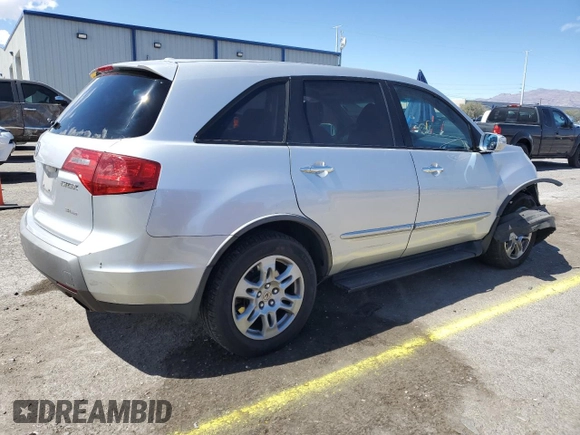 2007 Acura MDX Tech Pkg with VIN 2HNYD283X7H516450, listed as a Copart auction lot 51173505 with 173,435 mi miles and Salvage Title. Bid and sale history available at carsss.com. Image 3.