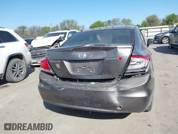 2015 Honda Civic Sedan LX with VIN 19XFB2F55FE075943, listed as a IAAI auction lot 41830699 with 199,838 mi miles. Bid and sale history available at carsss.com. Image 16.