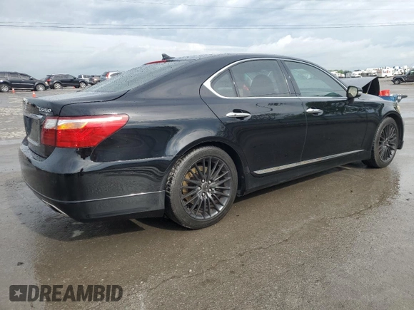 2010 Lexus LS 460 with VIN JTHBL5EF6A5101167, listed as a Copart auction lot 54674145 with 146,830 mi miles and Salvage Title. Bid and sale history available at DreamBid. Image 3.