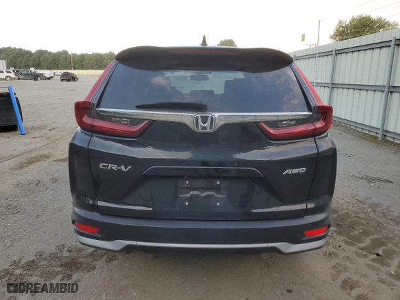 2020 Honda CR-V EX-L with VIN 5J6RW2H80LL020015, listed as a Copart auction lot 72600924 with 68,026 mi miles and Salvage Title. Bid and sale history available at carsss.com. Image 6.