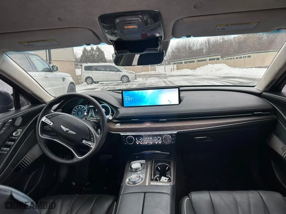 2023 Genesis Electrified G80 with VIN KMTGE4S17PU007206, listed as a Copart auction lot 44691825 with 10,820 mi miles and Non Repairable. Bid and sale history available at carsss.com. Image 5.