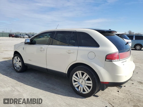 2008 Lincoln MKX with VIN 2LMDU68C38BJ34390, listed as a Copart auction lot 42412075 with 136,576 mi miles and Salvage Title. Bid and sale history available at DreamBid. Image 2.