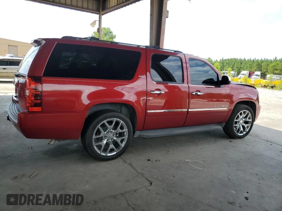 2013 Chevrolet Suburban LTZ with VIN 1GNSCKE03DR259448, listed as a Copart auction lot 62235514 with 0 mi miles and Salvage Title. Bid and sale history available at carsss.com. Image 3.