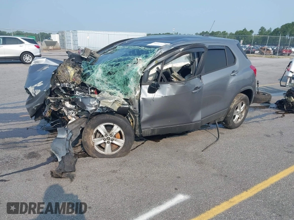 2020 Chevrolet Trax LS with VIN 3GNCJKSB4LL176021, listed as a IAAI auction lot 42367684 with 103,854 mi miles and . Bid and sale history available at DreamBid. Image 2.