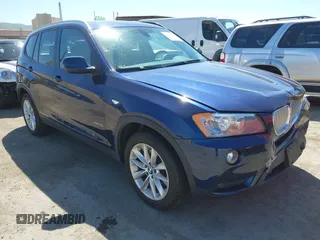 2014 BMW X3 xDrive28i with VIN 5UXWX9C5XE0D33090, listed as a IAAI auction lot 41932561 with 42,783 mi miles and . Bid and sale history available at DreamBid. Image 1.