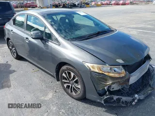 2013 Honda Civic EX-L with VIN 19XFB2F90DE272261, listed as a IAAI auction lot 41402424 with Not Provided miles and . Bid and sale history available at DreamBid. Image 1.