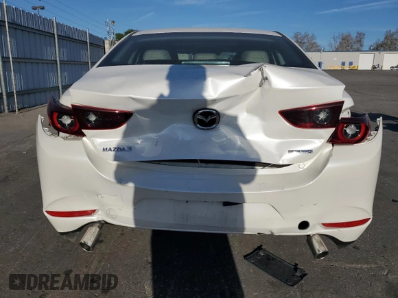 2023 Mazda 3 S Preferred with VIN 3MZBPACM0PM378834, listed as a Copart auction lot 47416865 with 9,194 mi miles and Salvage Title. Bid and sale history available at DreamBid. Image 6.