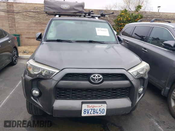 2016 Toyota 4Runner Limited with VIN JTEBU5JR8G5333532, listed as a IAAI auction lot 41786843 with 93,600 mi miles and . Bid and sale history available at DreamBid. Image 13.