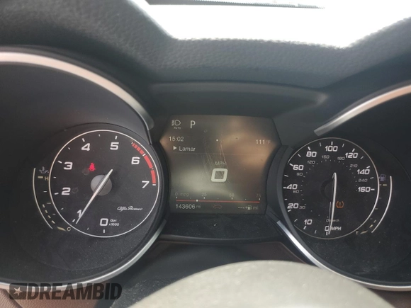 2018 Alfa Romeo Stelvio Ti z VIN ZASFAKBN8J7B79495, wystawiony jako Copart lot #55599025 z przebiegiem 143 606 mil mil oraz Szkoda całkowita • Salvage title. Historia ofert i sprzedaży dostępna na DreamBid. Obrazek 9.