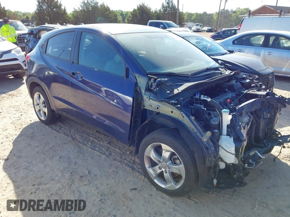 2016 Honda HR-V EX with VIN 3CZRU5H54GM719519, listed as a IAAI auction lot 42033480 with 52,517 mi miles. Bid and sale history available at carsss.com. Image 1.