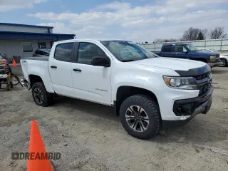 2022 Chevrolet Colorado 4WD Z71 z VIN 1GCGTDEN7N1144311, wystawiony jako Copart lot #51980395 z przebiegiem 47 893 mil mil oraz Szkoda całkowita • Salvage title. Historia ofert i sprzedaży dostępna na DreamBid. Obrazek 4.