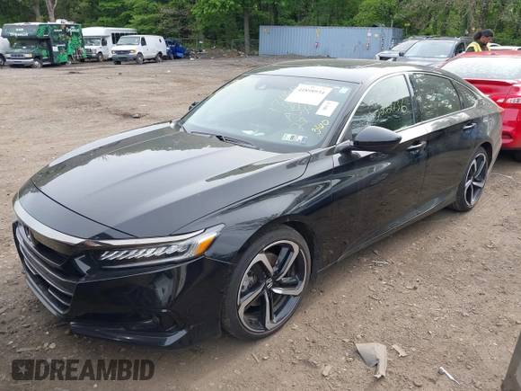 2021 Honda Accord Sport with VIN 1HGCV2F38MA018937, listed as a IAAI auction lot 41898934 with 31,643 mi miles and . Bid and sale history available at DreamBid. Image 6.
