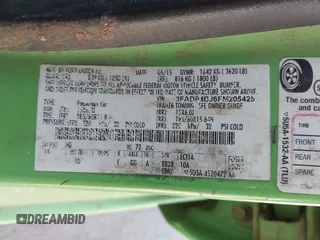 2015 Ford Fiesta SE с VIN 3FADP4BJ6FM205425, выставлен на аукционе IAAI как лот 42075564 с пробегом 141 794 миль миль и . История ставок и продаж доступна на DreamBid. Изображение 9.