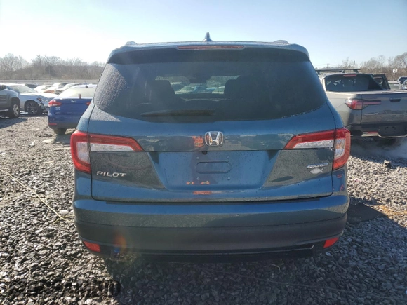 2021 Honda Pilot Special Edition with VIN 5FNYF5H20MB038792, listed as a Copart auction lot 46093535 with 50,369 mi miles and Salvage Title. Bid and sale history available at DreamBid. Image 6.